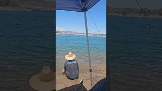 Taking the rc boat out for a ride on the lake. #viral #lake #family #fun