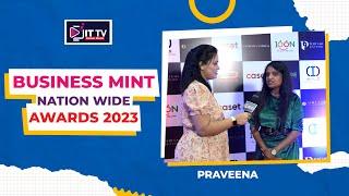 PRAVEENA || Business Mint Nation Wide Awards 2023 || ITTV Global Media