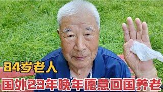 84岁老人在国外生活23年,晚年为什么愿意回国雇保姆养老。