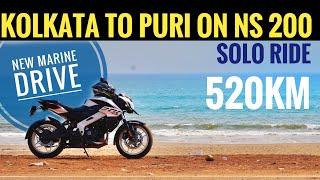 KOLKATA to PURI on NS 200 one of the fastest rides to PURI | Wait for Marine Drive |  [PSR Rides]