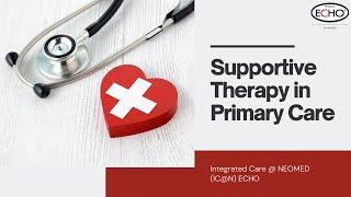 Supportive Therapy in Primary Care IC@N