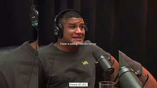 Gilbert Burns gets scared of Khamzat Chimaev corner