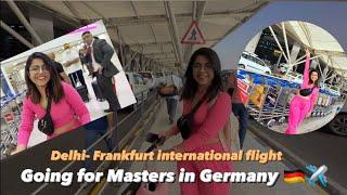 India To Germany ️ | My first international flight as masters student