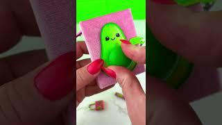 Real Littles Mini AVOCADO Journal Opening Satisfying Video ASMR! #shorts 