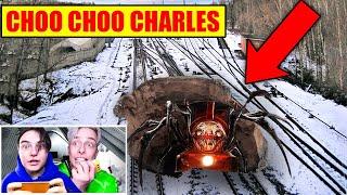 SERIOUSLY?! My Drone filmed CHOO CHOO CHARLES in Real Life!!