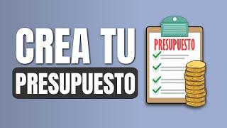 Cómo crear un PRESUPUESTO PERSONAL - Fácil