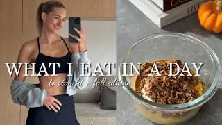 What I Eat in a Day as a Model | Healthy Fall Recipes