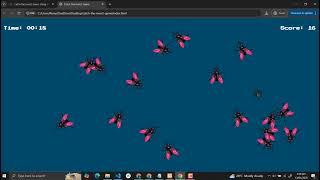 Catch the Insect Game Using HTML, CSS and JavaScript with Source Code