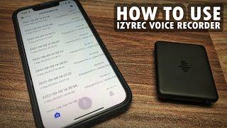 How to Use Voice Recorder ASMR: EVERYTHING for iZYREC