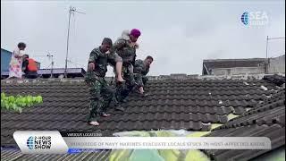 Marines Deployed To Flood-Stricken Areas