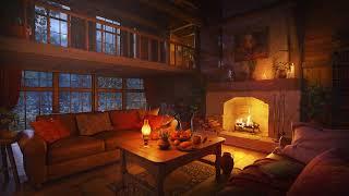 Relax and Sleep with Rain & Thunder Sounds in this Cozy Wooden Cabin