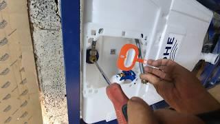 Important details in installing a suspended toilet seat frame