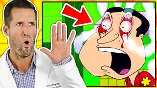 ER Doctor REACTS to Family Guy FUNNIEST Medical Scenes #24