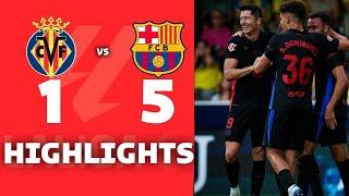 Villarreal vs Barcelona 1-5 Resumen Goles | LaLiga