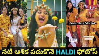 #Trinayani Actress Ashika Padukone Haldi Function Photos || Ashika Marriage | KMR Trends