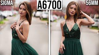 SONY a6700 + Sigma 56mm f1.4 - REALLY the BEST 1500$ APS-C Camera for Portrait Photography? [2024]