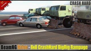 BeamNG Drive - 8x8 CrashHard BigRig Rampage