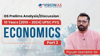 GS Prelims (2015 - 2024) | 10 Years' UPSC PYQ Trend Analysis | Economics I Part 3