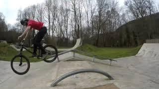 Park MTB progression session knighton skatepark