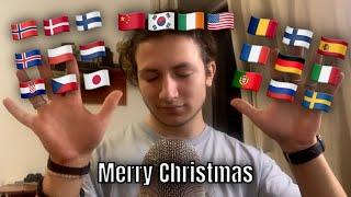 Merry Christmas in 20 Different Languages | ASMR |