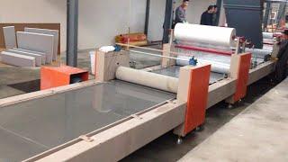 mgo board making machine，mgo panel making machine，mgo magnesium oxide  floor board making machine