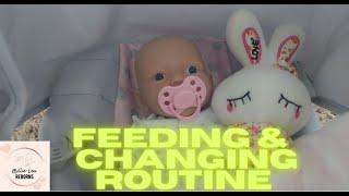 Reborn Video / Feeding & Changing Silicone Baby Lily