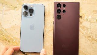 iPhone 13 Pro vs S22 Ultra #shorts #MostTechy