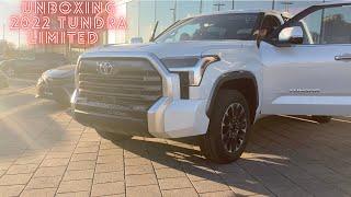 Unboxing the 2022 Tundra Limited at Maple Toyota!