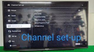 Sony Bravia 40"W652D Smart led tv Auto Tuning Channel set-up  (@Helpstechnology638)