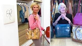 Patricia Nash Vintage Leather Rosedale Tote on QVC