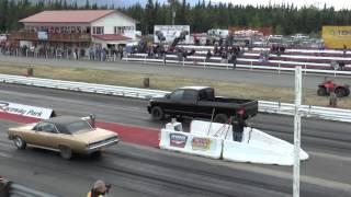 Brook Green in the fastest diesel truck in Alaska