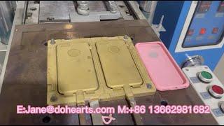 Chinese factory supply silicone rubber phone case making machine