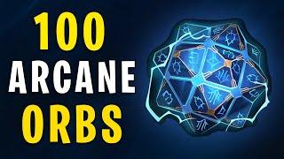 100x Arcane 2024 Orbs (2x Worlds 2024 Mega Orb bundle)  opening - MAXING A LEAGUE OF LEGENDS ACCOUNT