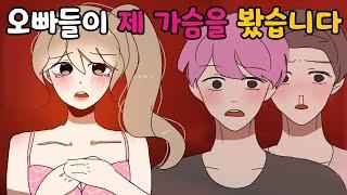 오빠들이 제 가슴을 봤어요 /융융툰