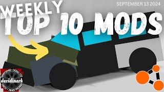 BeamNG Drive Top 10 Mods Countdown for September 13 2024!