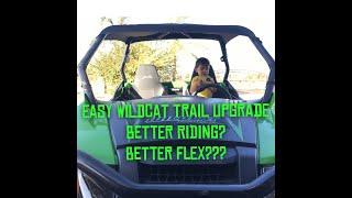 ARCTIC CAT WILDCAT TRAIL XT EASY MODIFICATION FOR MORE FLEX