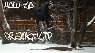 Как сделать крэнкфлип | How to Crankflip BMX/MTB