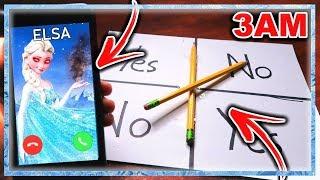 DO NOT PLAY CHARLIE CHARLIE WHEN CALLING ELSA (FROM FROZEN 2) AT 3AM!! *THIS IS WHY*