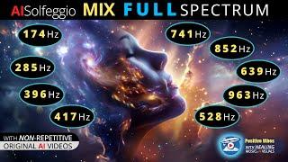  AI Solfeggio Mix| Full Spectrum   #aisolfeggio