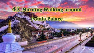 Lhasa Potala Palace: Morning Kora around Potala Palace, Glimpse of Everyday Life of Local Tibetans