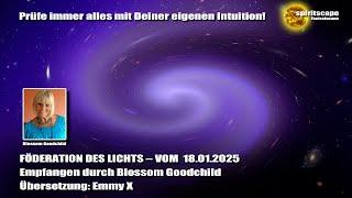 Blossom GOODCHILD - FÖDERATION DES LICHTS – BOTSCHAFT VOM 18.01.2025