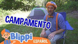 Blippi va de campamento ️ | Blippi Español | Videos educativos para niños | Aprende y Juega