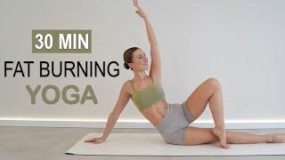 30 Min FAT BURNING YOGA | Lean Muscles | Feel Strong + Balanced | No Jumping, No Repeat