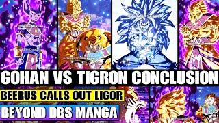 Beyond Dragon Ball Super Destroyer Tigron Vs Ultimate Beast Gohan Finale! Beerus Calls Out Ligor