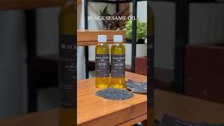 Black sesame oil #sesameoil#blacksesame#cookingoil#shorts#viral