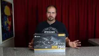 Corsair RM750 & M65 Unboxing