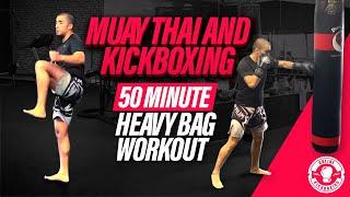 Master Kickboxing & Muay Thai: Dynamic Heavy Bag Workout For Home Training Class