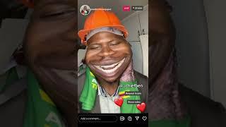 President Of Zimbabwe Emmerson Mnangagwa goes live on instagram for the first time