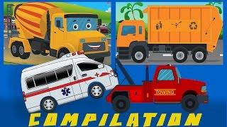 Cars And Heavy Vehicles | kids videos | learn street vehicles | COMPILATION