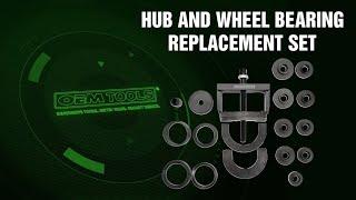 OEMTOOLS 37342 Hub and Wheel Bearing Replacement Set